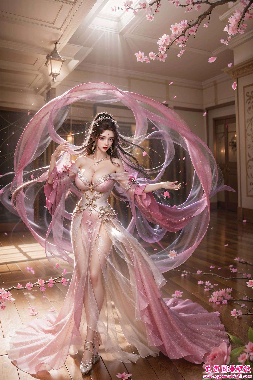 超好看动漫女主角月婵壁纸，iPhone桌面主题动态精选