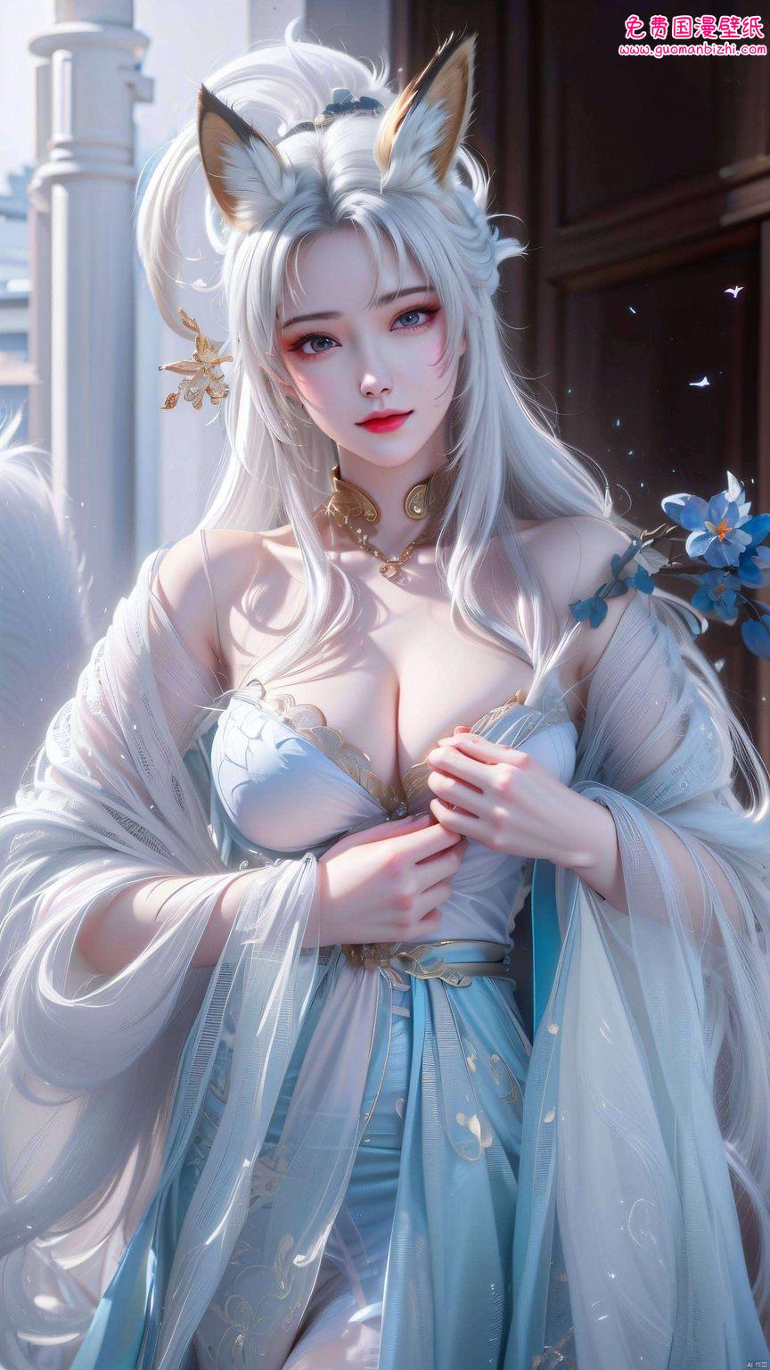 天狐仙子超清壁纸集：AI绘画壁纸，护眼PC潮图壁纸，美不胜收