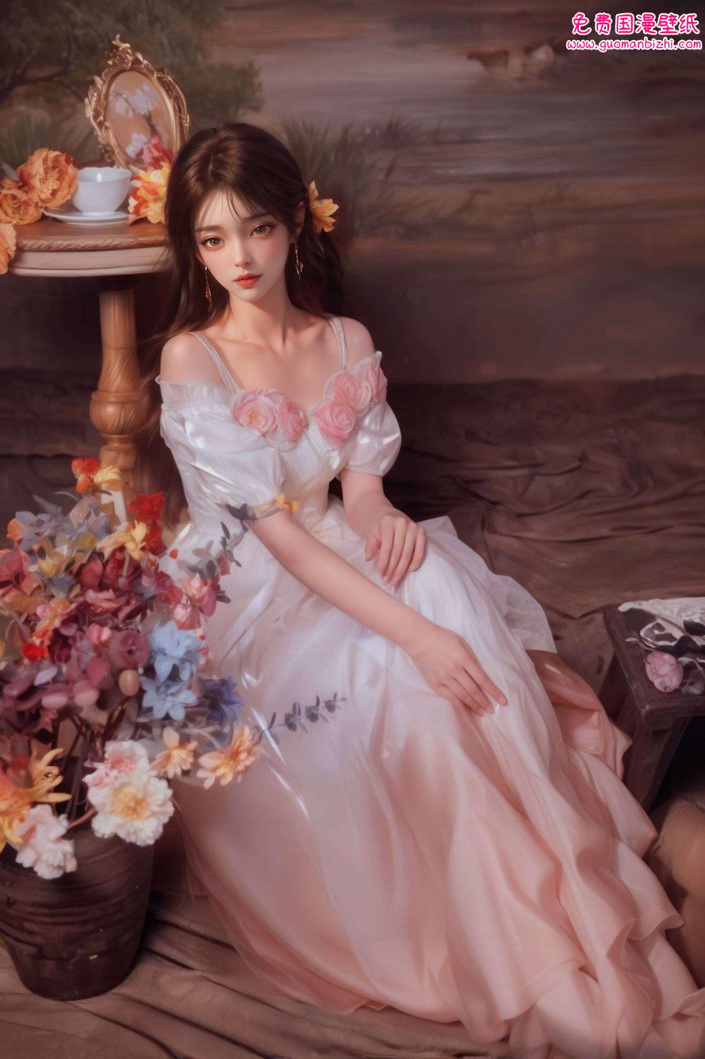 火灵儿横屏动态壁纸——AI生成精细角色PC锁屏壁纸集