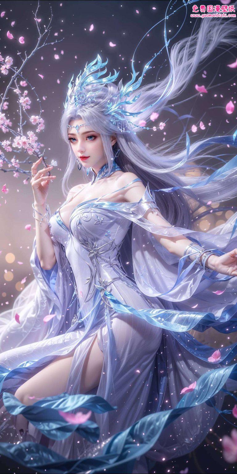 AIGC二次元壁纸集：平板宽屏壁纸，宁雨蝶的倾心选择