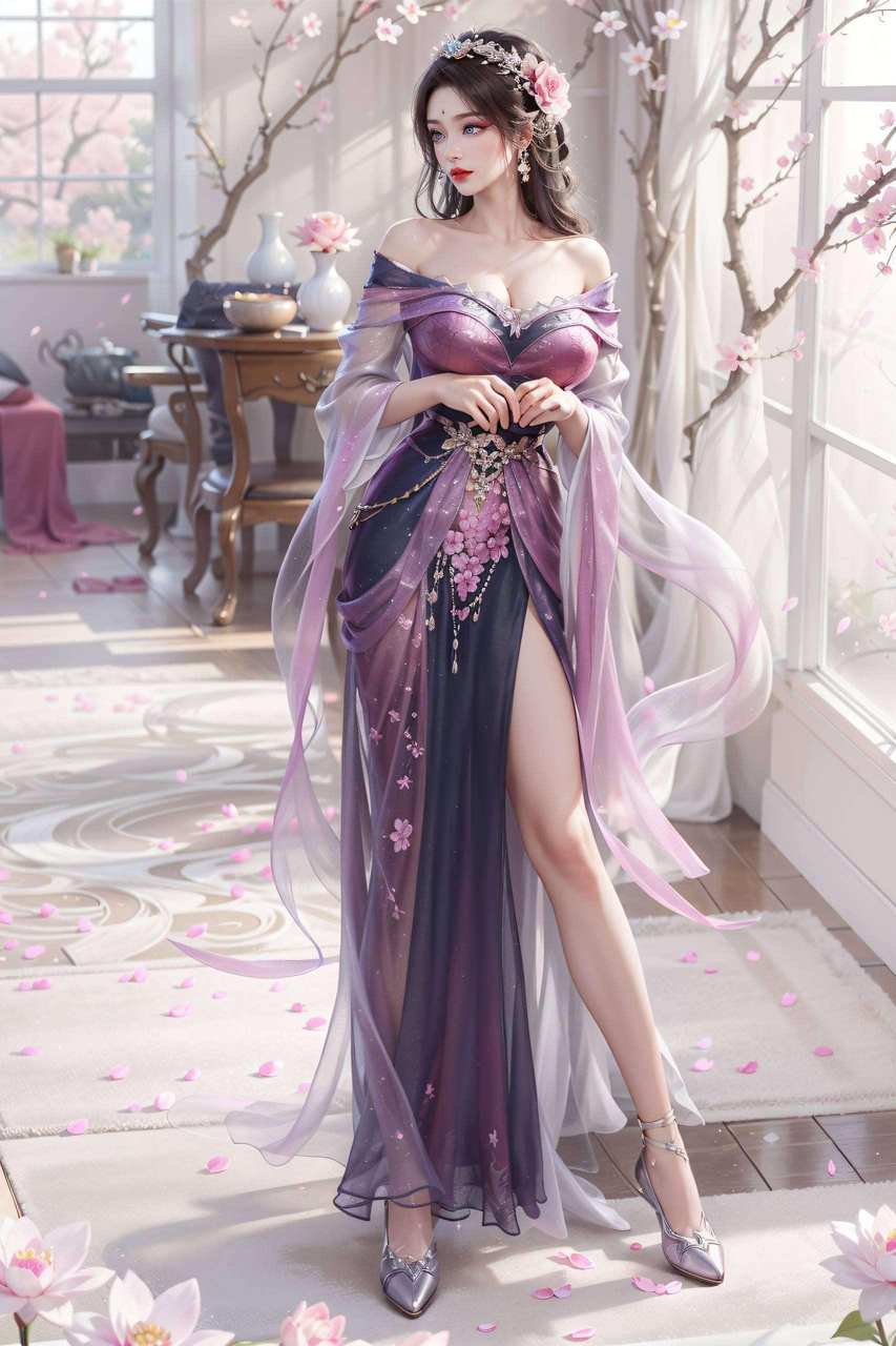 月婵壁纸三屏：2k高清免费秀win10背景图片