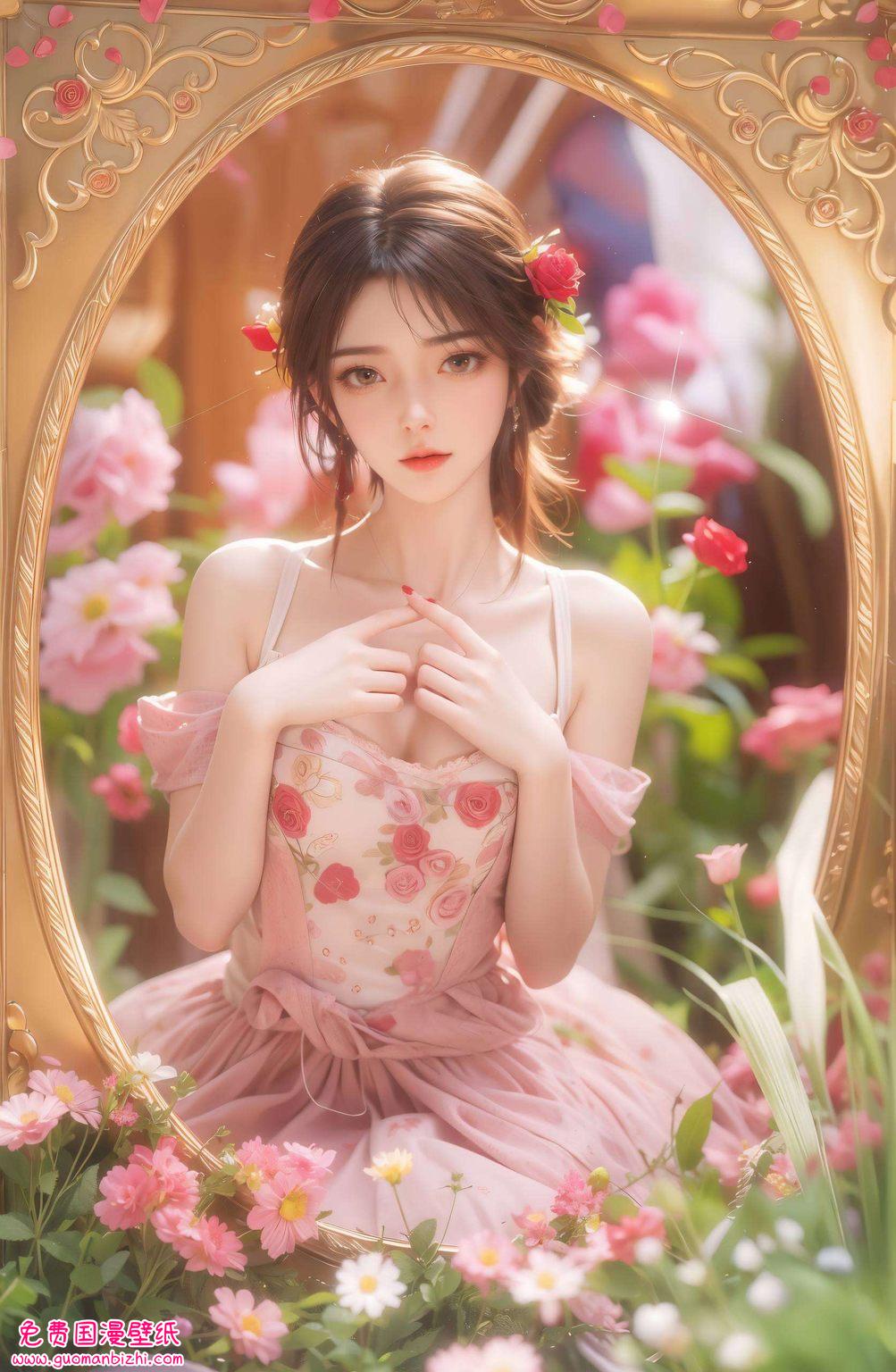 AI图片模型精选——火灵儿粉色平板壁纸免费分享 AI图片模型精选——火灵儿粉色平板壁纸免费分享