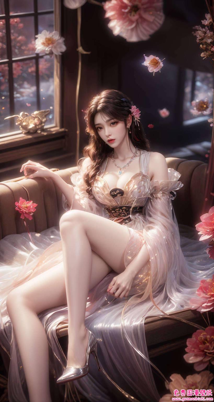 完美世界火灵儿人物壁纸：护眼简洁平板高清壁纸，像素完美呈现