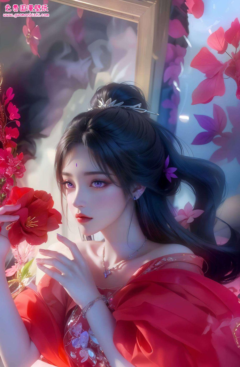 热门免费壁纸分享——月婵之美，iPhoneins风月婵壁纸精选