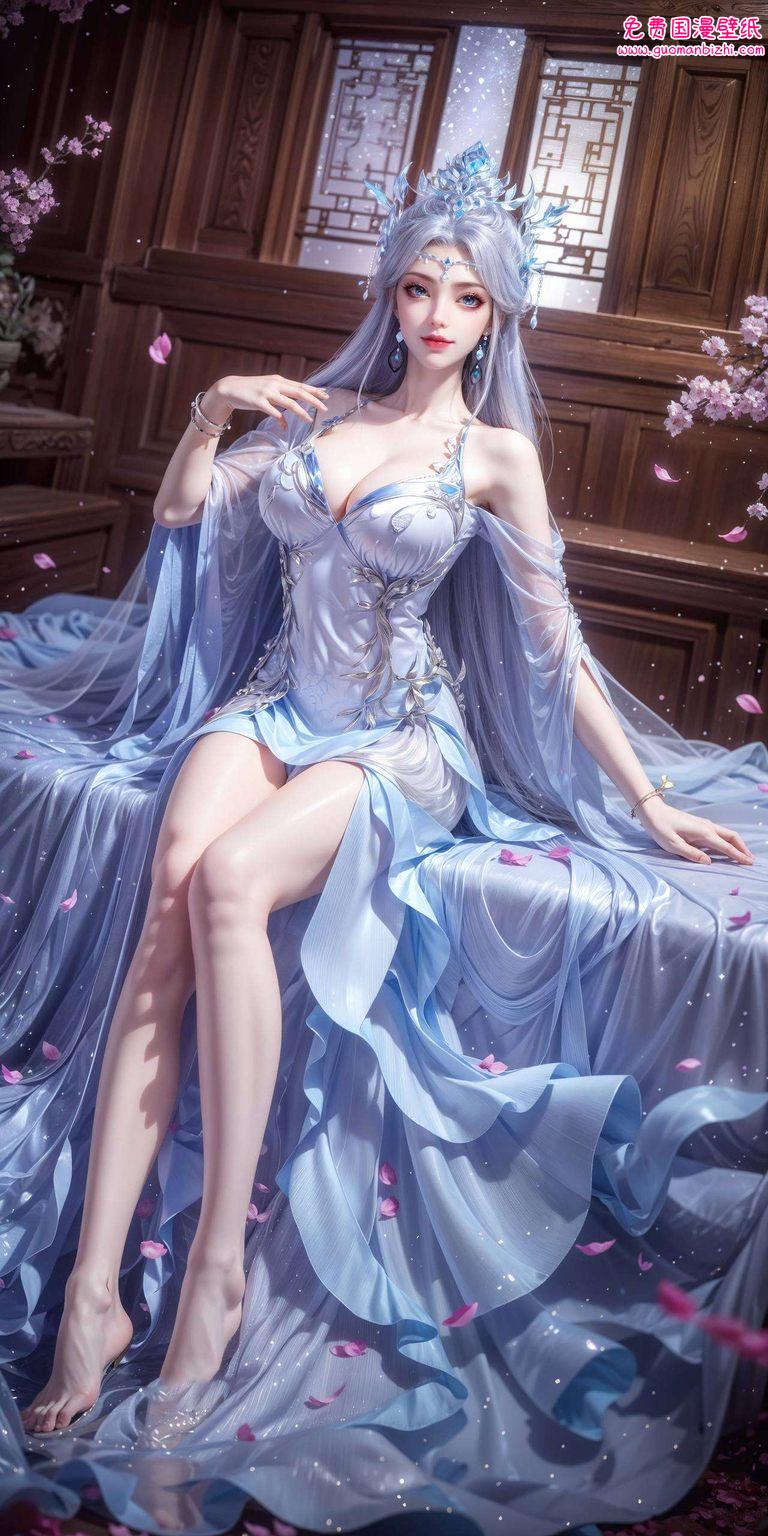 国漫女神宁雨蝶：专集免费粉色壁纸分享，Win10动态壁纸盛宴