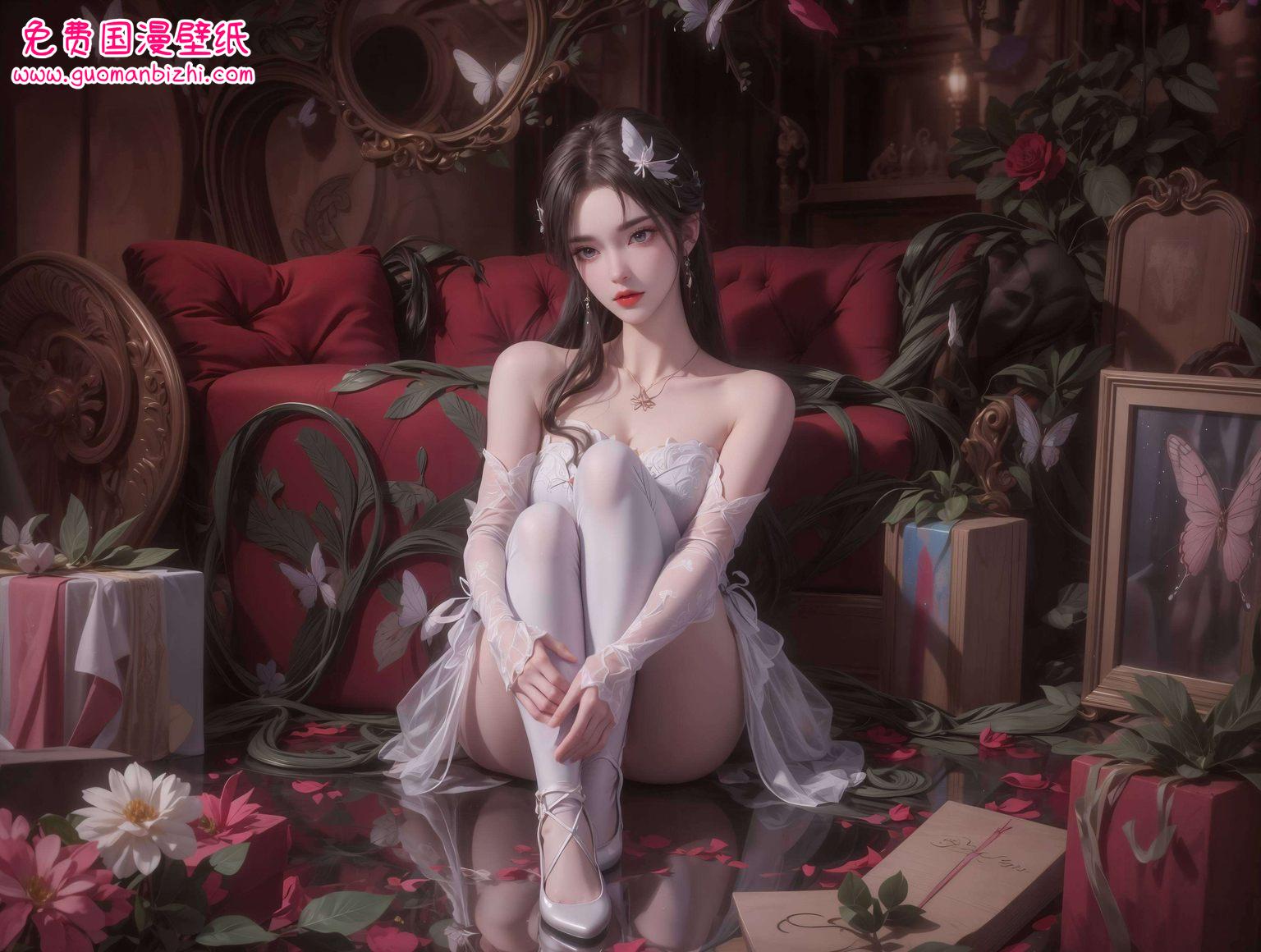 荒天帝石昊壁纸：清漪之美，AI绘画免费壁纸合集，Win10专属壁纸精选