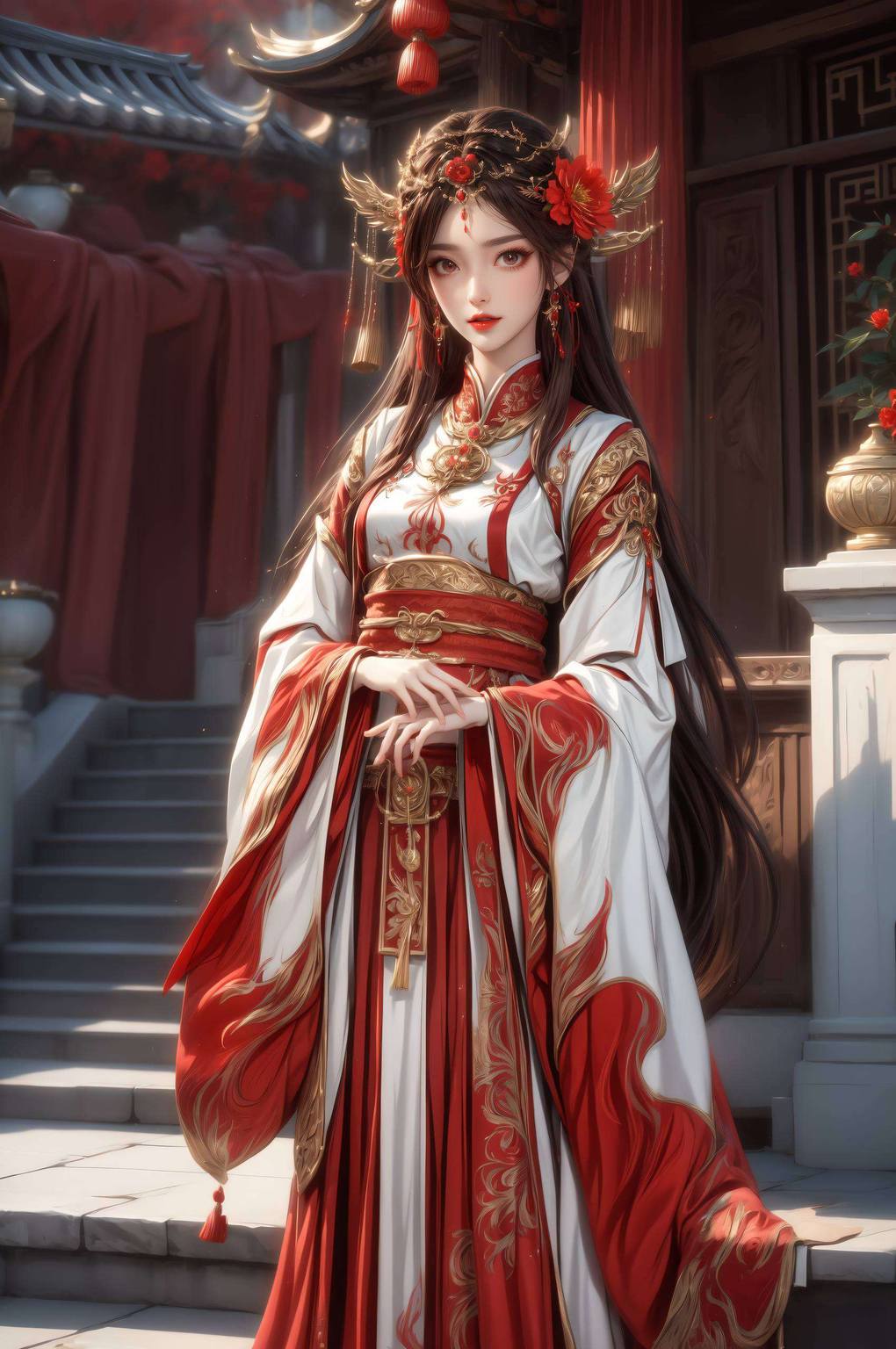 AIGC素材免费壁纸包:少女火灵儿ipad动态壁纸下载 AIGC素材免费壁纸包:少女火灵儿ipad动态壁纸下载