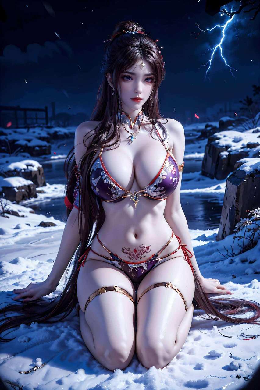 震撼极简壁纸手机最美壁纸：月婵红凰高清动态壁纸