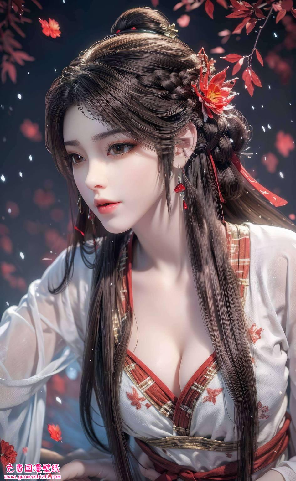 石昊火灵儿CP：AI生成极简壁纸，Win10古香古色专属伴侣