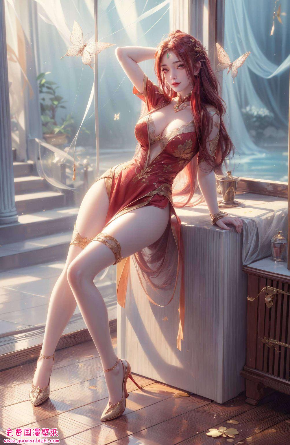 红凰仙子：AI参考精细角色，安卓专属高清墙纸集