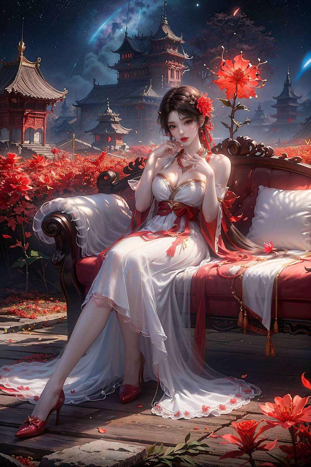 云曦火灵儿新建模——AI生成壁纸·AIGC二次元壁纸·Win10桌面壁纸集