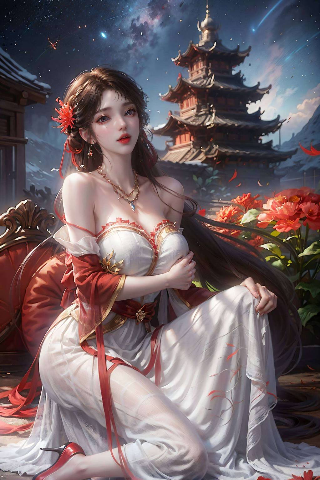 火灵儿背影高清壁纸竖屏——AI图片参考,二次元壁纸,苹果潮图壁纸精选集 火灵儿背影高清壁纸竖屏——AI图片参考,二次元壁纸,苹果潮图壁纸精选集