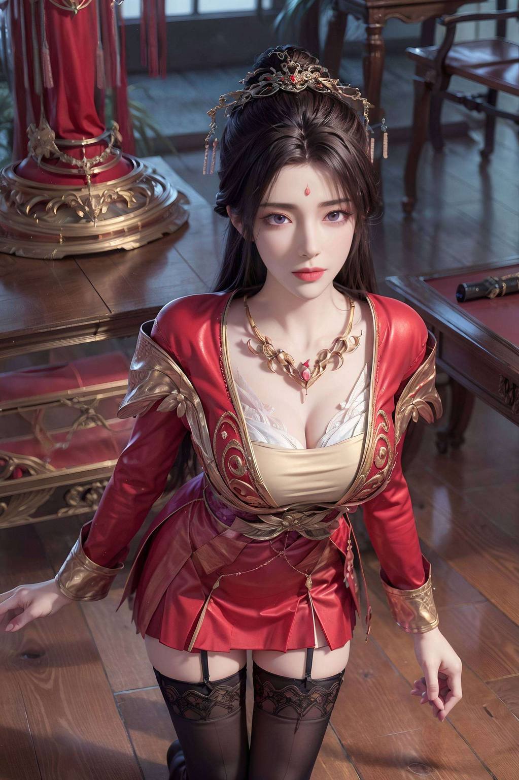 月婵4k高清壁纸集：AI图例电脑桌面壁纸免费下载