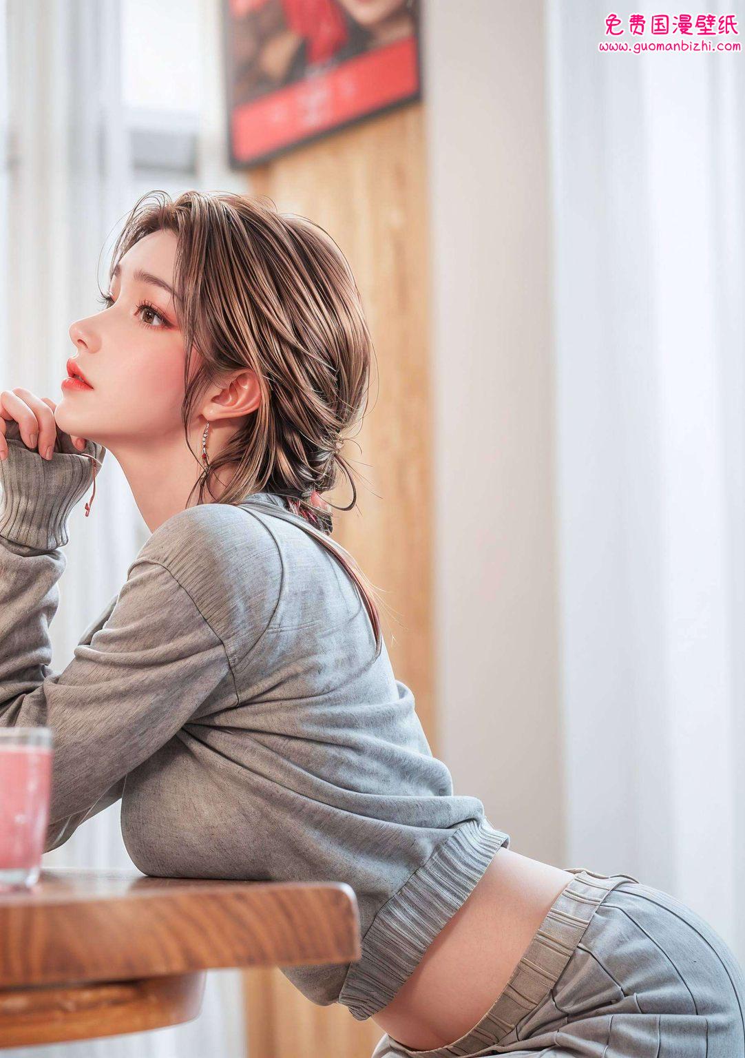 AI动漫人物集：火灵儿高清壁纸，动漫IPAD桌面图片精选