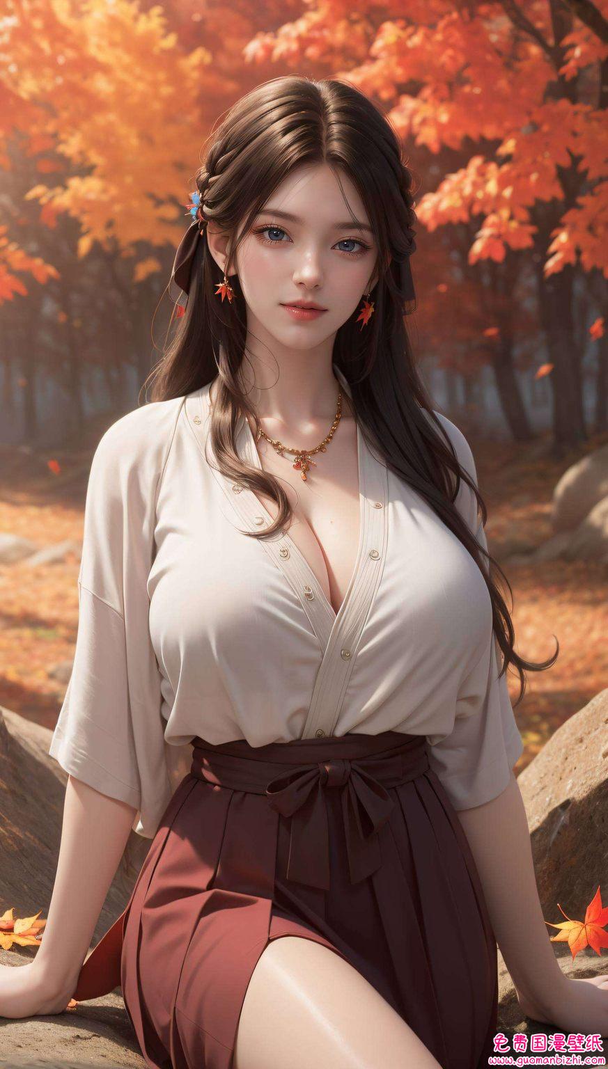 火灵儿造型AI壁纸素材——免费高清宽屏壁纸分享，安卓专属