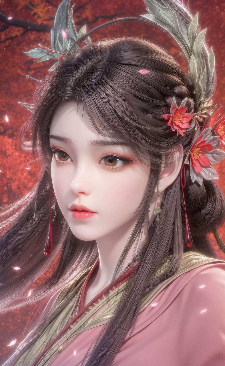 火灵儿AI壁纸图文：屏保游戏桌面装饰精选