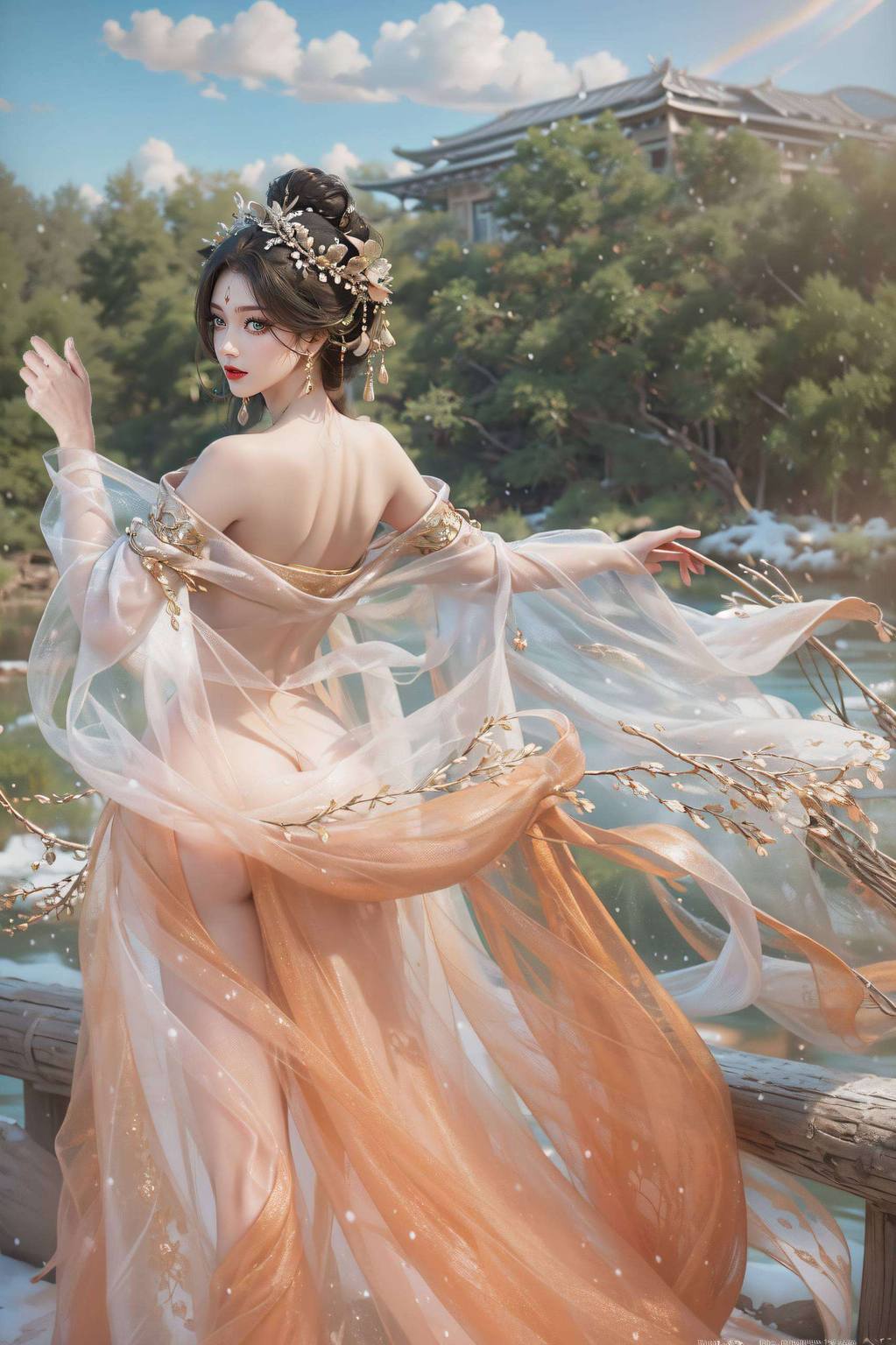 柳神最新壁纸集：AI绘画×极简风，Win10锁屏壁纸全新呈现。