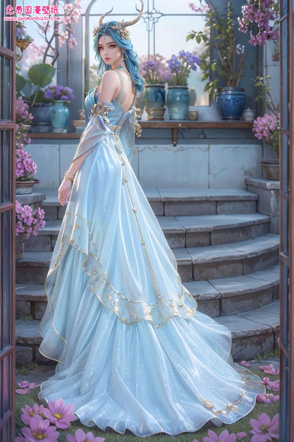 壁纸艺术：斗破苍穹龙女霸气出场，护眼壁纸Win10专属典藏