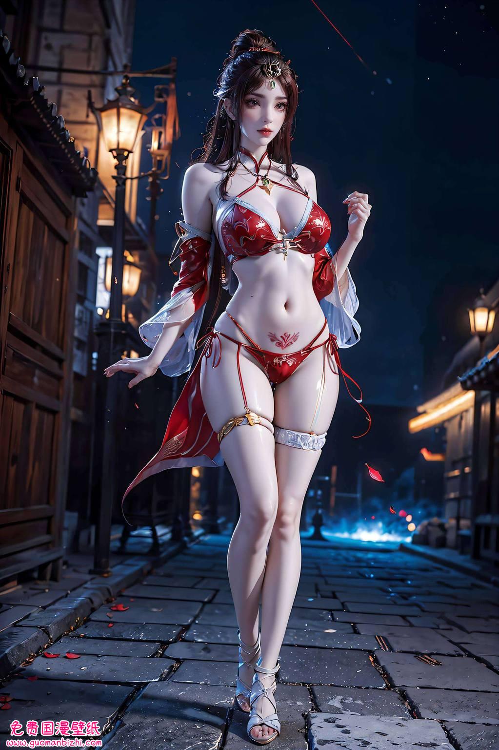 红凰壁纸仙气可爱动漫版——AI参考二次元壁纸，平板桌面装饰图集