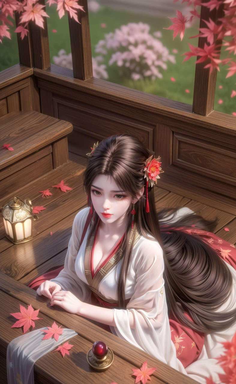 火灵儿石昊动漫壁纸：伤感免费平板古香古色