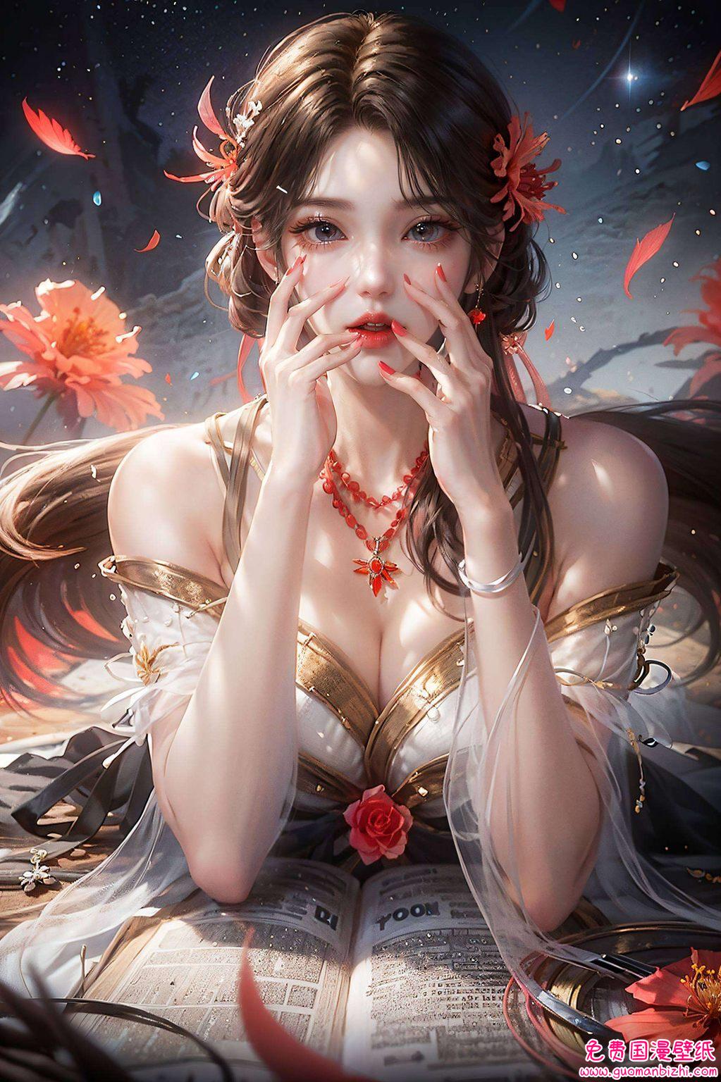 AI壁纸AIGC精细绘制,火灵儿古风漫画全身壁纸,平板上的绝美呈现。 AI壁纸AIGC精细绘制,火灵儿古风漫画全身壁纸,平板上的绝美呈现。