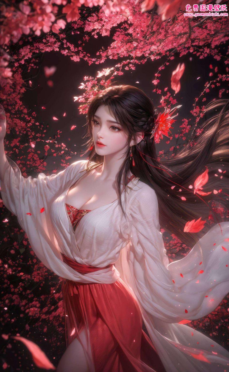 石昊与火灵儿：AI创造免费壁纸包，Win10壁纸，最美壁纸火桑系列