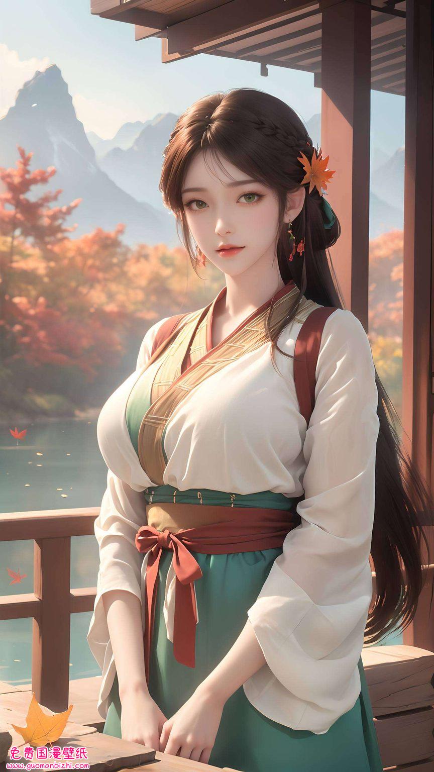 AI生成图片，极简与炫彩交织：火灵儿火桑专属Win10炫彩壁纸集