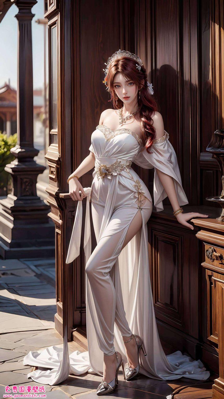 火灵儿上界建模——AI范例AIGC免费壁纸秀电脑1920×1080高清呈现