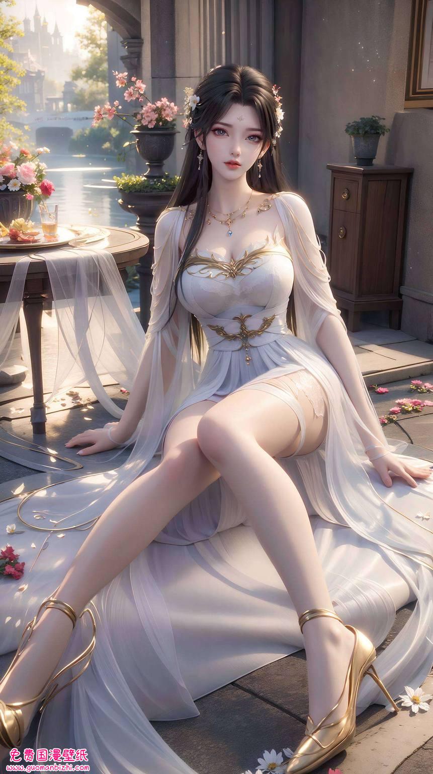 完美世界清漪原版：AI图例AIGC二次元壁纸，安卓桌面壁纸精选集