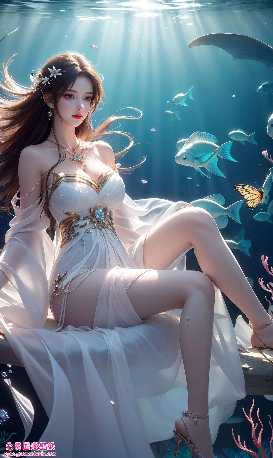 云曦火灵儿清漪：AI生成壁纸，完美像素，iPhone简洁风壁纸集