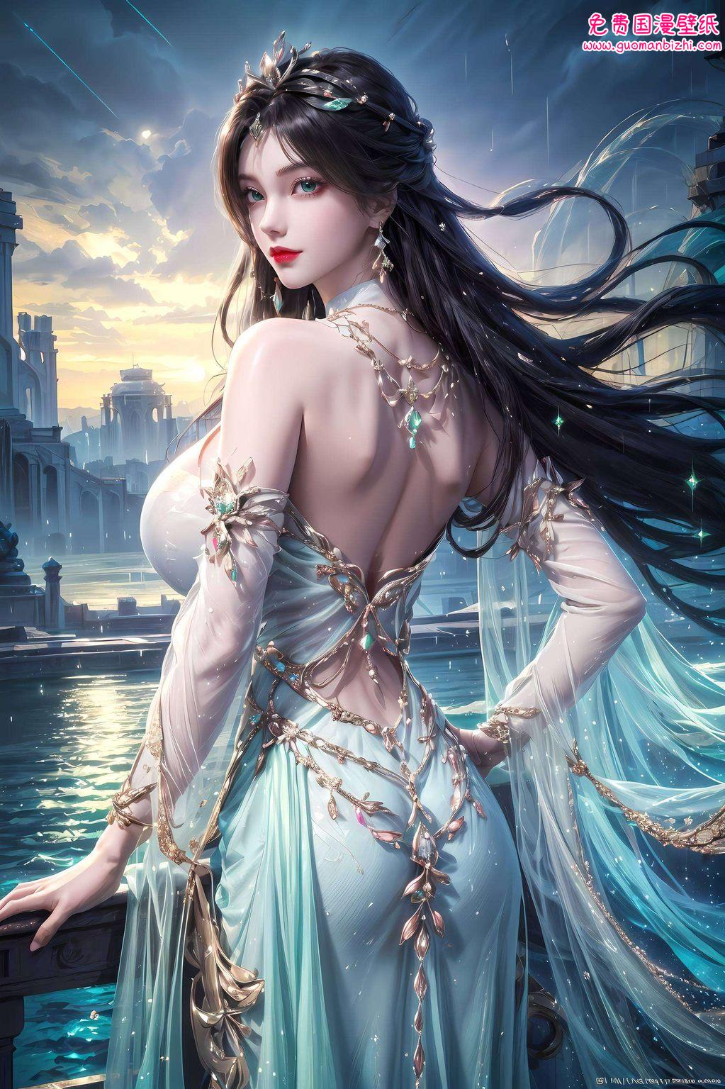 高清壁纸动漫柳神：AI素材精细角色，打造专属PC桌面主题