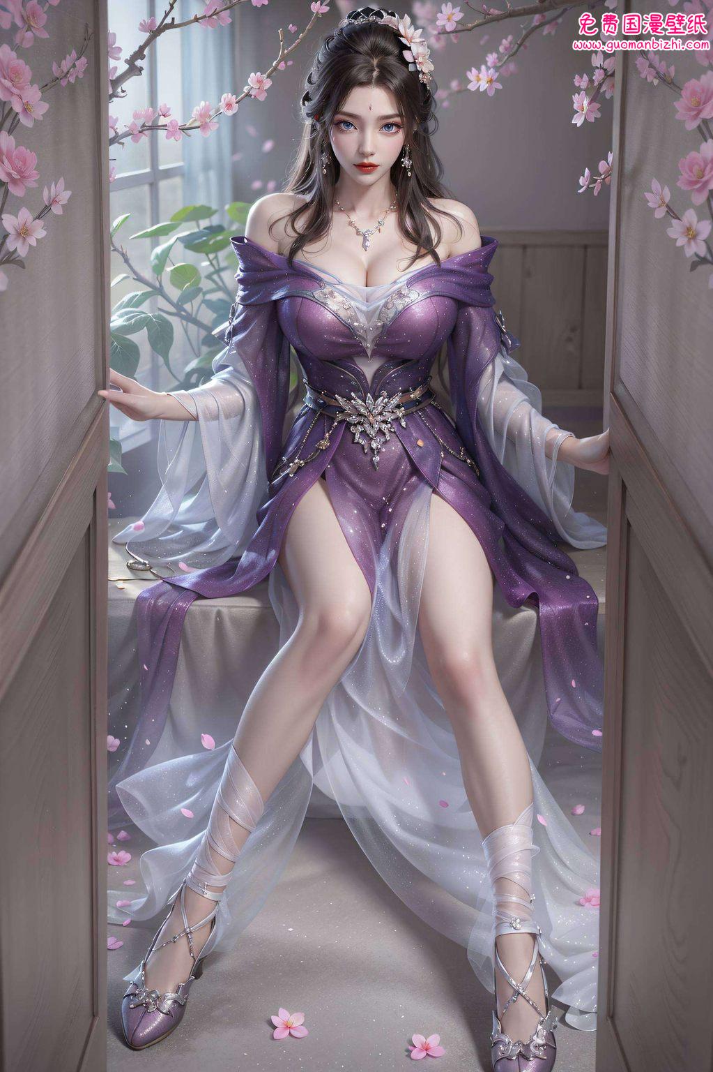 AI创造之美：免费‘新造型月婵动态壁纸’，Win10专属壁纸，领略最美壁纸风采。