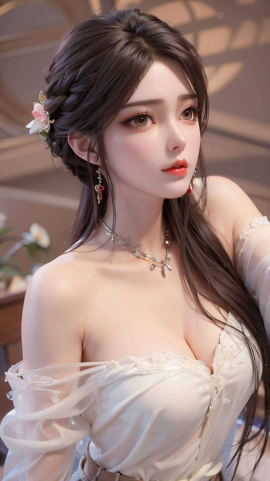 AI动漫人物精选，火灵儿壁纸背影高清，动漫壁纸手机背景图片集