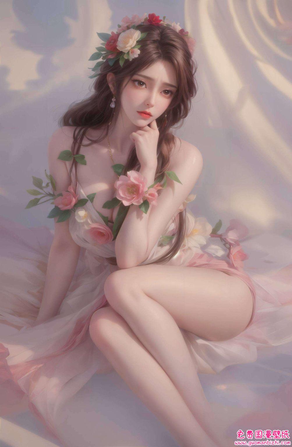 绿色精细角色平板桌面：动漫火灵儿动态壁纸集