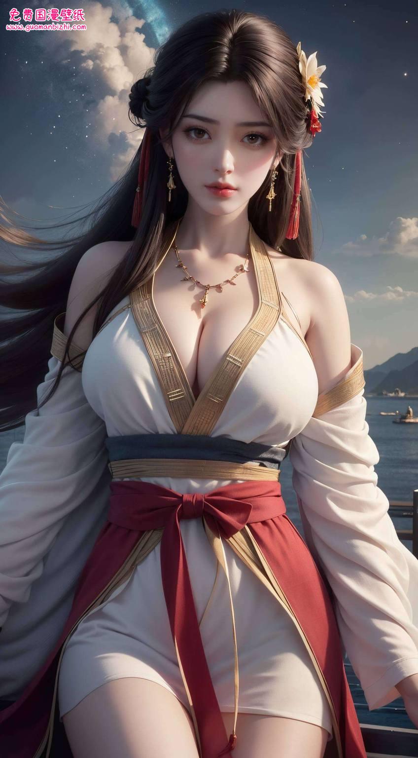 石昊火灵儿：AI动漫人物壁纸，免费合集，iPhone桌面必备图片