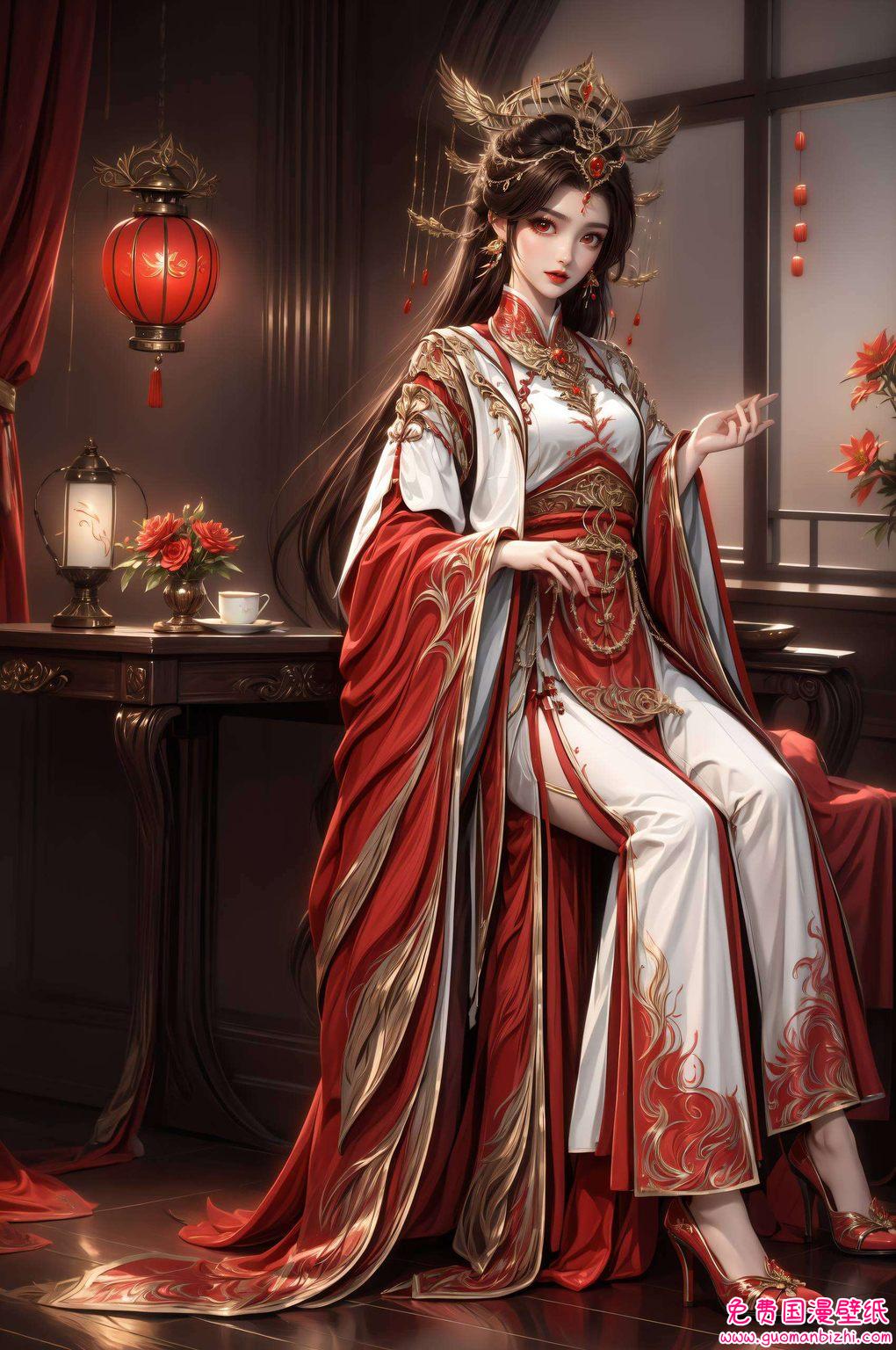 下界火灵儿图片壁纸：AI绘画与游戏壁纸，安卓专属，INS风格呈现