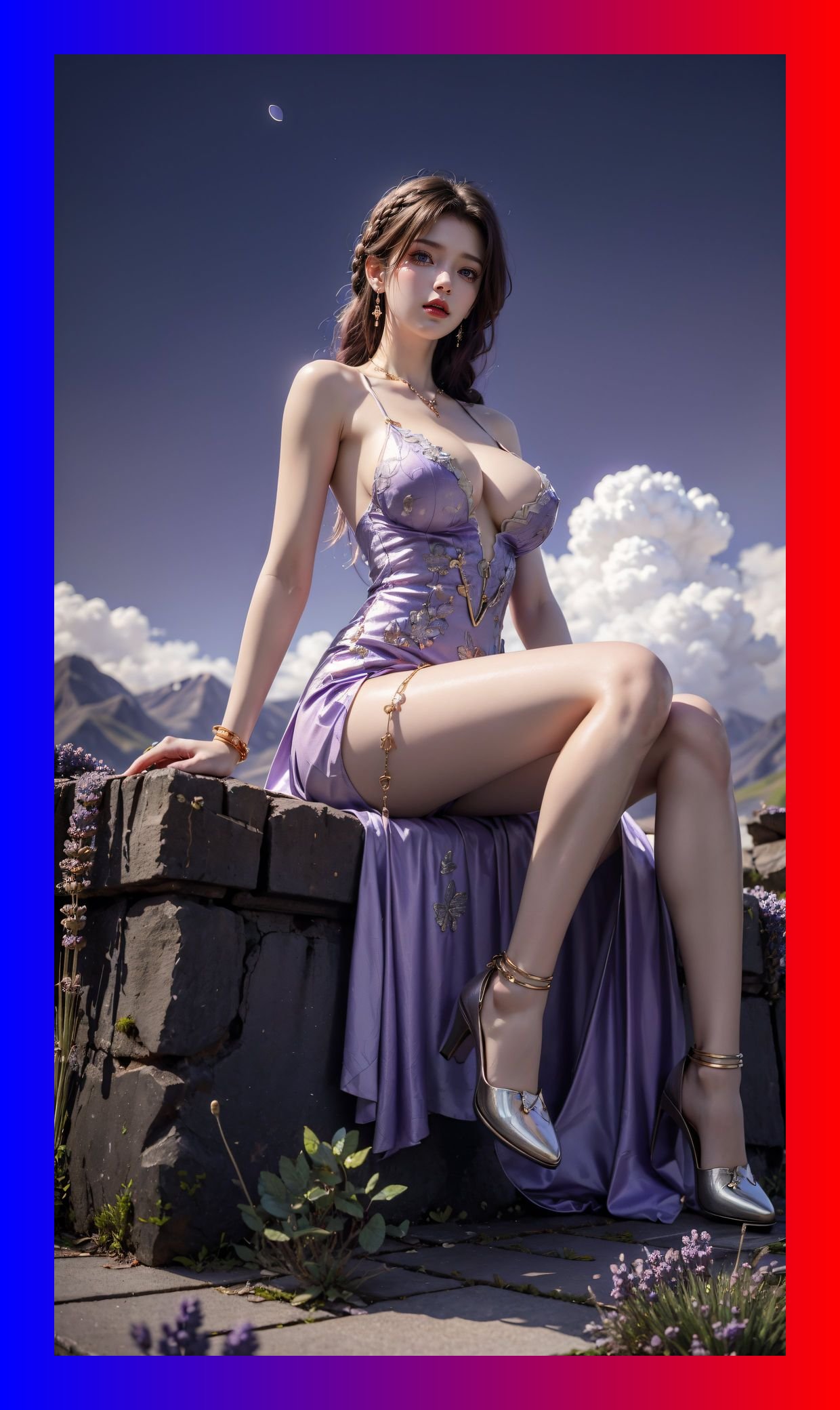 炸裂的ai女神完美世界云曦精美4k图包打包