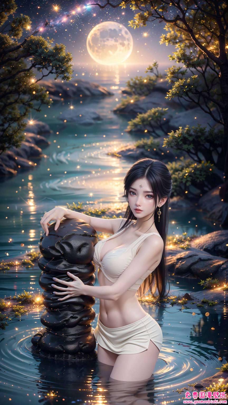 月婵清漪高清壁纸动态:AI素材免费壁纸下载,手机艺术壁纸精选集 月婵清漪高清壁纸动态:AI素材免费壁纸下载,手机艺术壁纸精选集