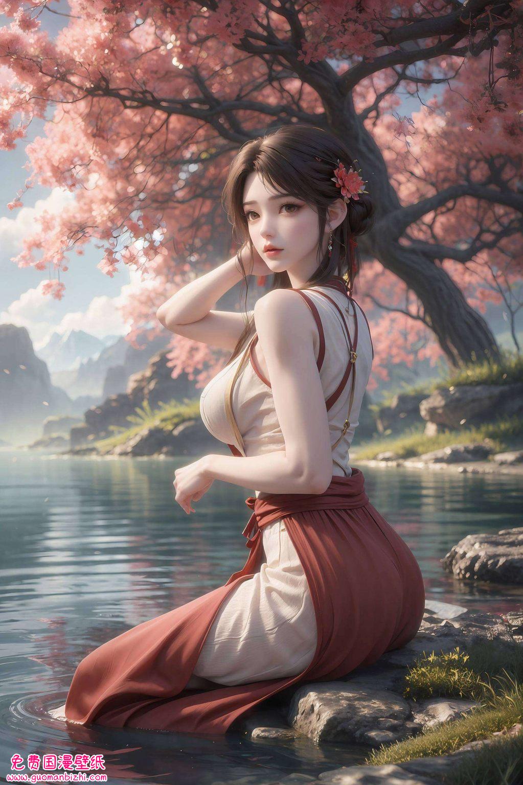 完美世界壁纸火灵儿漫画：AI角色壁纸，精细平板展现最美壁纸风采