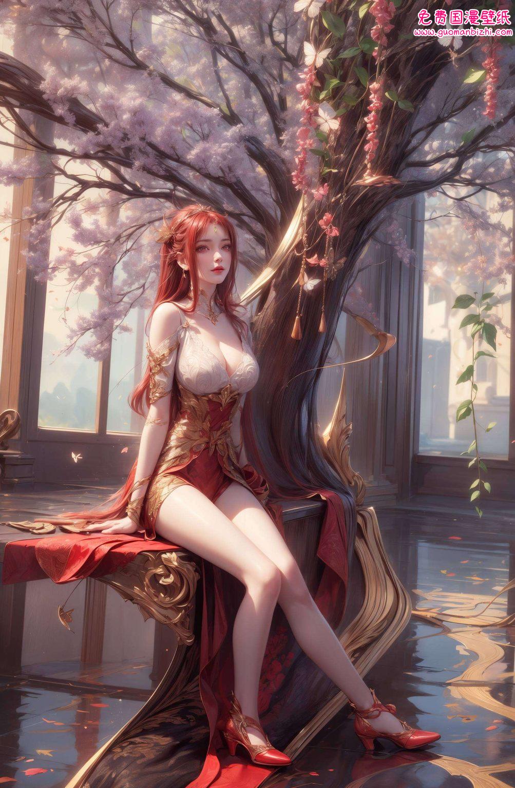 完美世界红凰：AI图例×极简壁纸，安卓简洁风格集锦