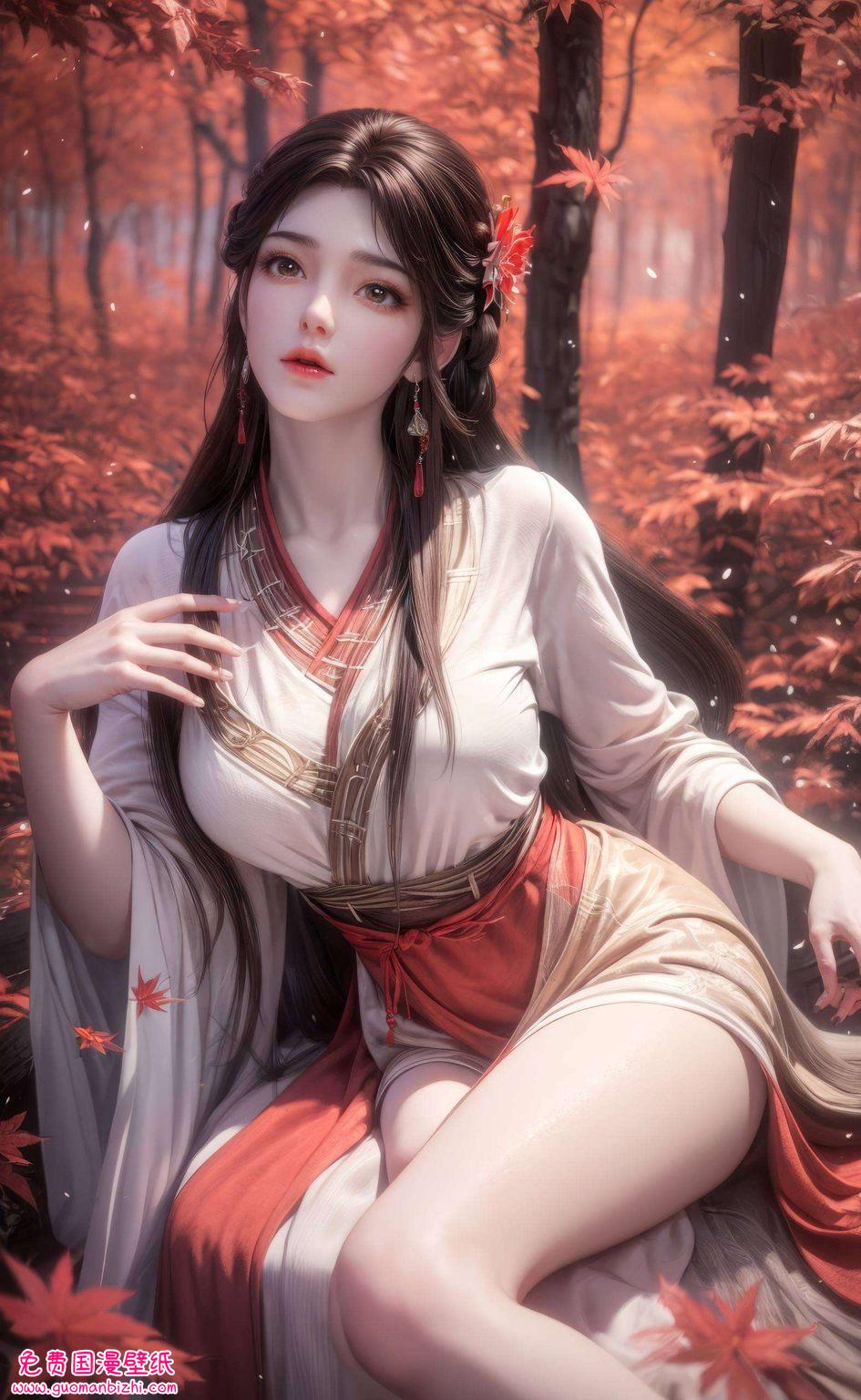 AI图片精选：火灵儿龙年iPhone桌面壁纸免费分享